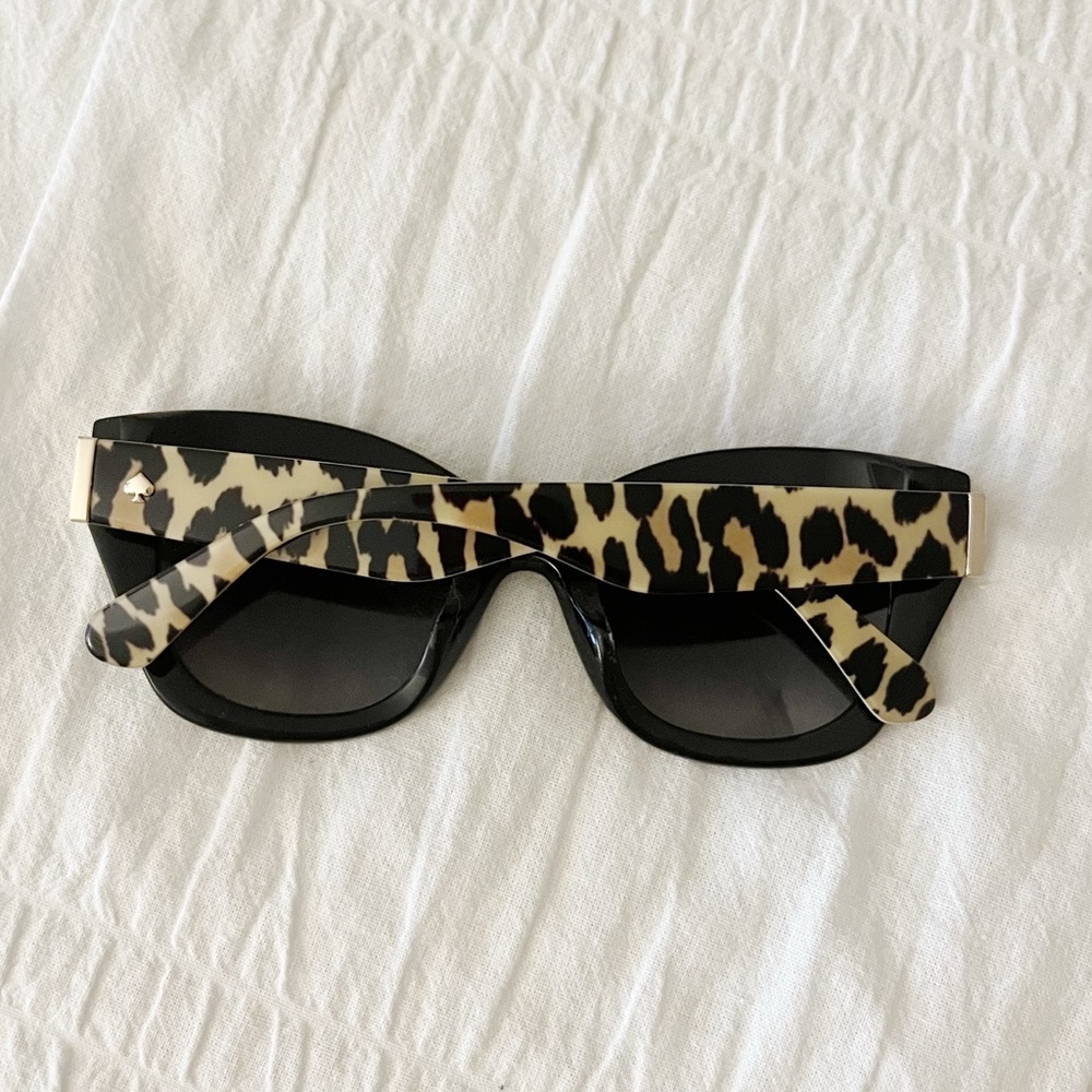 KATE SPADE Jalen Leopard Tortoise Sunglasses - Picture 4 of 8